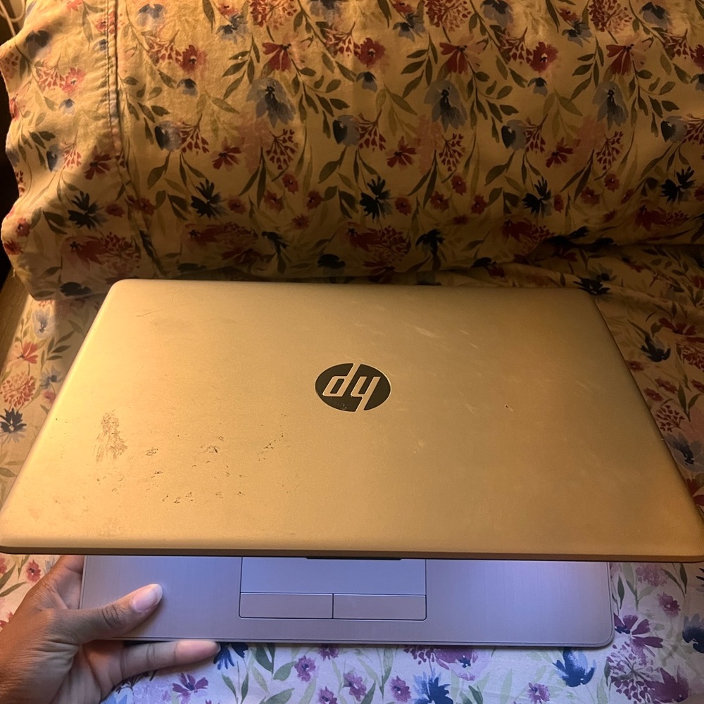 HP Elegant Silver Laptop
